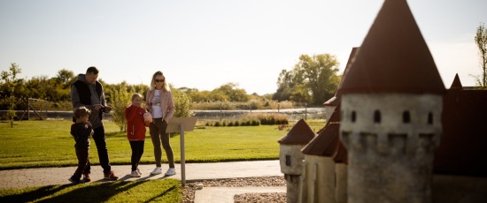 A megújult Ezer Év Parkja szabadtéri makett park